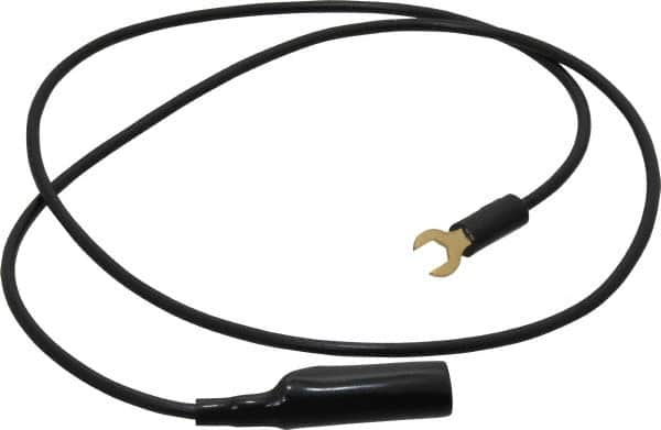 Pomona - Black Electrical Test Equipment Clip - Use with Insulated Spade Lug - Strong Tooling