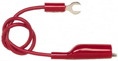 Pomona - Red Electrical Test Equipment Clip - Use with Insulated Spade Lug - Strong Tooling