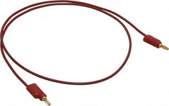 Pomona - Red Electrical Test Equipment Leads - Use with Banana Plugs - Strong Tooling