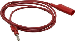 Pomona - Red Electrical Test Equipment Clip - Use with 0.300" Terminal, Banana Plugs - Strong Tooling