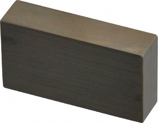 Mitutoyo - 0.75" Rectangular Steel Gage Block - Accuracy Grade 0, Includes Certificate of Inspection - Strong Tooling