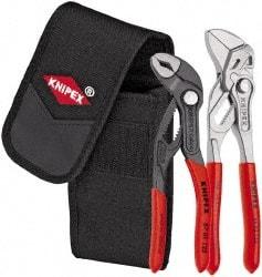 Knipex - 2 Piece Pipe Wrench & Water Pump Plier Set - Comes in Belt Pack - Strong Tooling