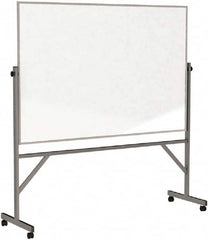 Ghent - 78" High x 77" Wide Reversible Dry Erase Board - Acrylate, 20" Deep, Includes Eraser & 4 Markers - Strong Tooling