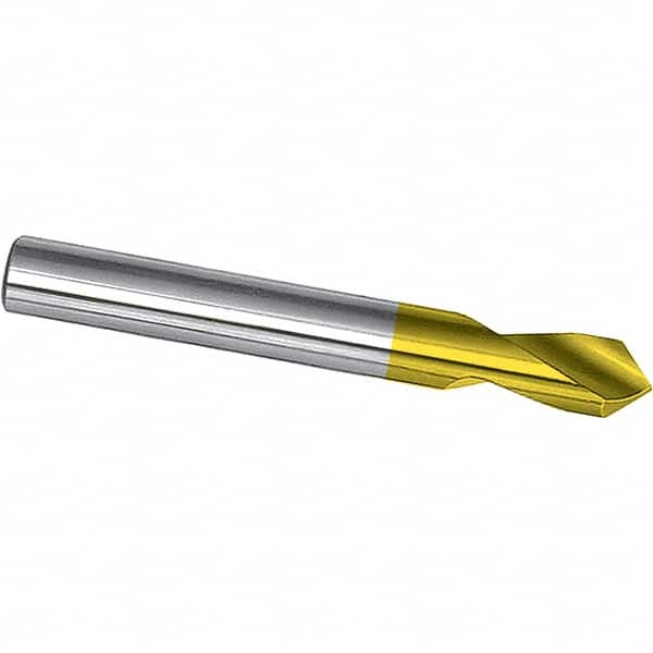 Magafor - 14mm Body Diam, 90°, 4-1/2" OAL, Cobalt Spotting Drill - Strong Tooling