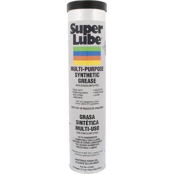 Synco Chemical - 14.1 oz Cartridge Synthetic General Purpose Grease - Translucent White, Food Grade, 450°F Max Temp, NLGIG 1, - Strong Tooling