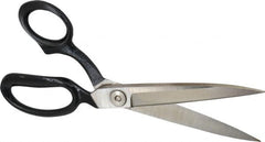 Wiss - 5" LOC, 10-3/8" OAL Inlaid Heavy Duty Shears - Left Hand, Offset Handle, For Composite Materials, Fabrics, Upholstery - Strong Tooling