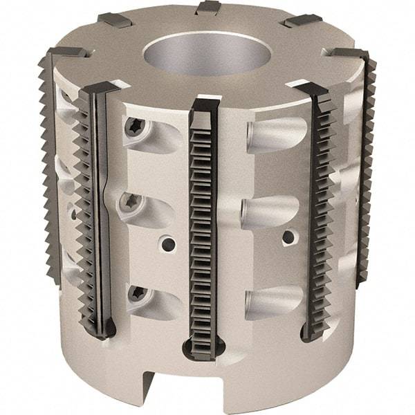 Vargus - 1.929" Cut Diam, 7.874" Max Depth of Cut, 3/4" Arbor Hole Diam, Internal/External Indexable Thread Mill - Insert Style 40L, 7 Inserts, Toolholder Style RTMC-D, 1.97" OAL - Strong Tooling