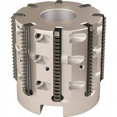 Vargus - 1.93" Cut Diam, 7.874" Max Depth of Cut, 3/4" Arbor Hole Diam, Internal/External Indexable Thread Mill - Insert Style 40L, 7 Inserts, Toolholder Style RTMNC-D, 1.97" OAL - Strong Tooling