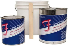 Forsch Polymer Corp - 10 Lb Kit Tan Polyurethane Castable Rubber - 100°F Max Operating Temp, 30 min Tack Free Dry Time, 24 hr Full Cure Time, Series URS 5180 - Strong Tooling