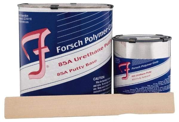 Forsch Polymer Corp - 4 Lb Kit Gray Urethane Putty - 20 min Tack Free Dry Time, 48 hr Full Cure Time, Series URS 5685 - Strong Tooling