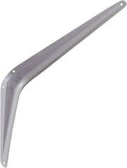 National Mfg. - 100 Lb Capacity, Gray Shelf Brackets - 10" Long x 12" High x 1 3/4" Wide - Strong Tooling