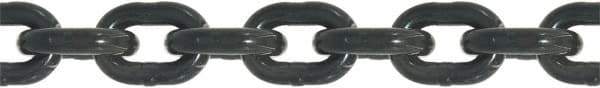 Value Collection - 9/32" Welded Alloy Chain - 3,500 Lb Capacity, Grade 80, 800' Long, Black Finish - Strong Tooling