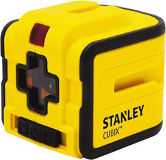 Stanley - 2 Beam 50' Max Range Self Leveling Cross Line Laser - Red Beam, 5/16" at 40' Accuracy, 9-1/4" Long x 3-1/2" Wide x 4" High, Battery Included - Strong Tooling