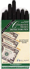 Dri-Mark - Black Counterfeit Detector Marker - Felt Tip, Chemically Sensitive Ink - Strong Tooling