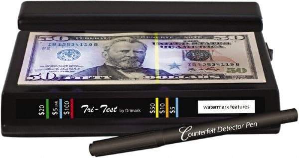 Dri-Mark - Black Counterfeit Detector Marker - Felt Tip, Chemically Sensitive Ink - Strong Tooling