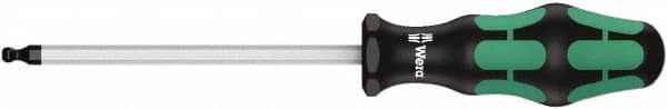 Wera - 1/2" Hex Ball End Driver - 6" Bade Length, Ergonomic Cushion Grip Handle, 267mm OAL - Strong Tooling