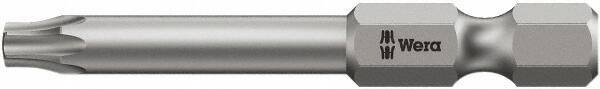 Wera - T25 Torx Bit - 1/4" Hex Drive, 3-1/2" OAL - Strong Tooling