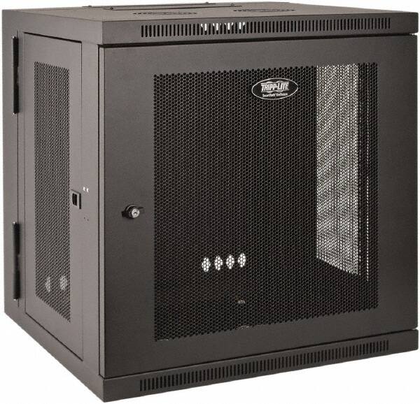 Tripp-Lite - 23-1/2" Overall Width x 12" Rack Height x 21-5/8" Overall Depth Data Cable Enclosure - 200 Lb Capacity, Black - Strong Tooling