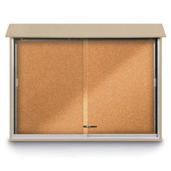 Cork Bulletin Boards; Bulletin Board Type: Enclosed Cork Bulletin Boards; Board Color: Natural Cork; Material: Recycled Plastic; Cork Over Fiberboard; Width (Inch): 52; Overall Height: 40; Overall Thickness: 5.5; Frame Material: Recycled Plastic; Overall