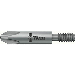 Wera - #1 Phillips Screwdriver Bit - M4 Drive, 1-1/4" OAL - Strong Tooling