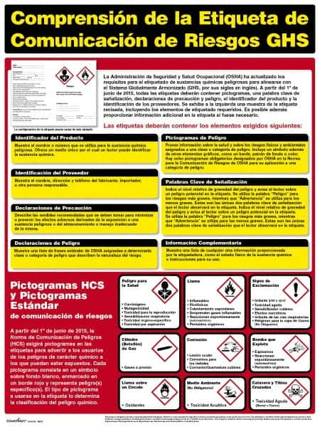 ComplyRight - Regulatory Compliance General Safety & Accident Prevention Training Kit - Spanish, 18" Wide x 24" High - Strong Tooling