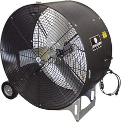 Schaefer Ventilation Equipment - 36" Blade, 1/2 hp, 11,000 CFM, Industrial Circulation Fan - Portable with Wheels, 1 Speed - Strong Tooling