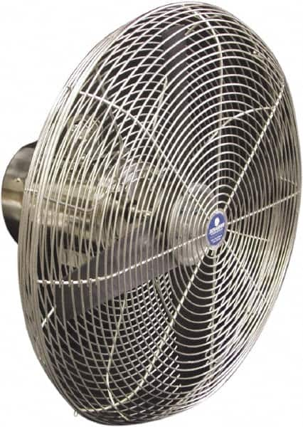 Schaefer Ventilation Equipment - 24" Blade, 1/2 hp, 7,450 CFM, Industrial Circulation Fan - Fan Head Only, 1 Speed - Strong Tooling