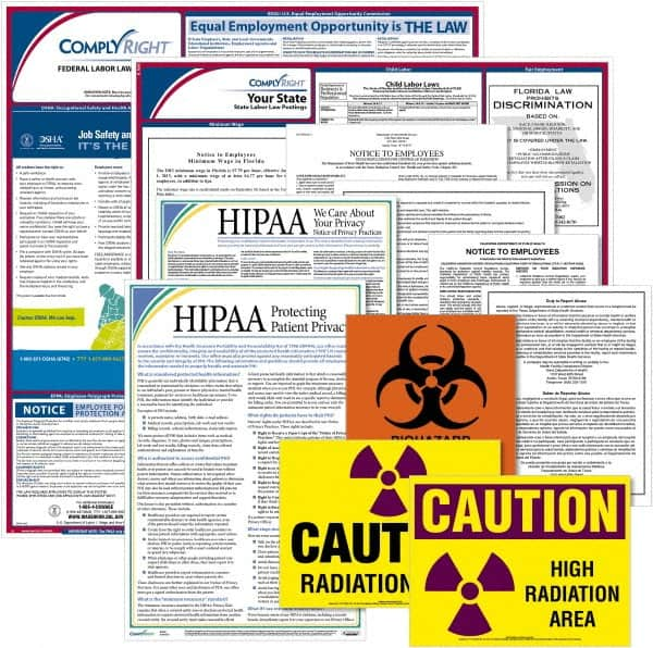 ComplyRight - Regulatory Compliance Labor Law Training Kit - English, 27" Wide x 39" High - Strong Tooling