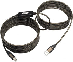 Tripp-Lite - 25' Long, USB A/B Computer Cable - Beige, Male x Male - Strong Tooling