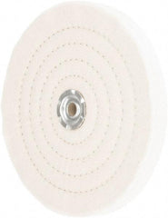 Value Collection - 8" Diam x 3/4" Thick Unmounted Buffing Wheel - 60 Ply, Polishing, 1" Arbor Hole, Medium Density - Strong Tooling