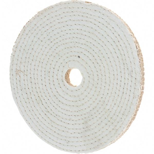 Value Collection - 10" Diam x 1/4" Thick Unmounted Buffing Wheel - 40 Ply, Polishing, 1-1/4" Arbor Hole, Hard Density - Strong Tooling