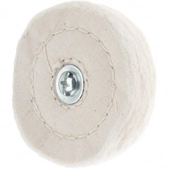 Value Collection - 3" Diam x 1/2" Thick, Soft Mounted Polishing Wheel - 50 Ply - Strong Tooling