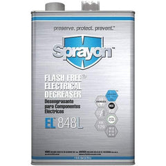 Sprayon - 1 Gallon Can Electrical Grade Cleaner/Degreaser - 37,000 Volt Dielectric Strength, Nonflammable, Food Grade, Plastic Safe - Strong Tooling