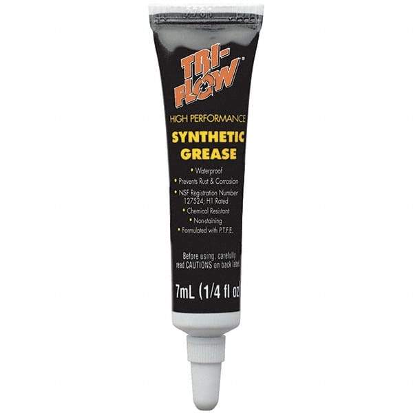 Tri-Flow - 0.25 oz Tube Synthetic High Temperature Grease - Translucent White, Extreme Pressure, Food Grade & High Temperature, 400°F Max Temp, NLGIG 2, - Strong Tooling