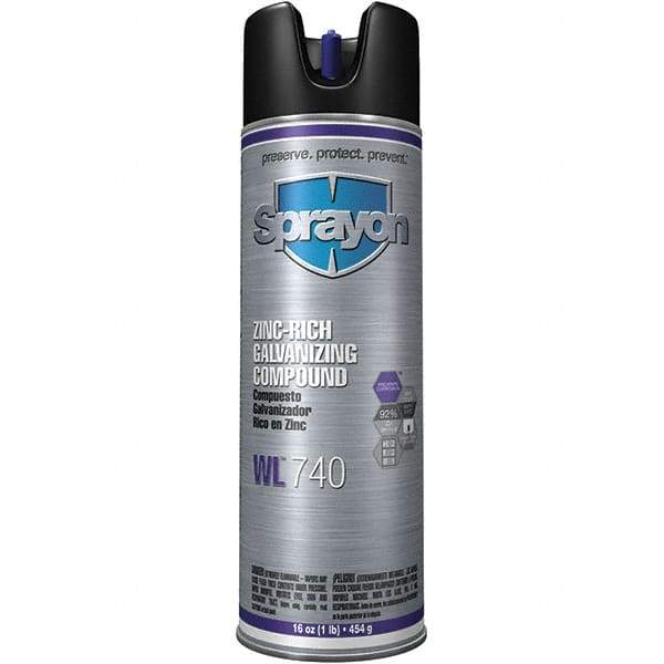 Sprayon - 14 oz Zinc Cold Galvanizing Compound - Comes in Aerosol - Strong Tooling