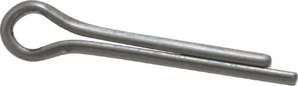 Made in USA - 5/32" Diam x 1" Long Extended Prong Cotter Pin - Grade 18-8, Uncoated, Stainless Steel - Strong Tooling