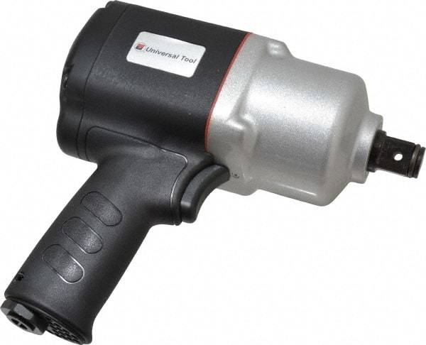 Universal Tool - 3/4" Drive, 6,000 RPM, 1,200 Ft/Lb Torque Impact Wrench/Ratchet - Pistol Grip Handle, 1,000 IPM, 10 CFM, 90 psi, 3/8" NPT Inlet - Strong Tooling