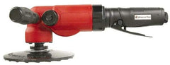 Universal Tool - 7" Wheel Diam, 7,500 RPM, Pneumatic Angle & Disc Grinder - 5/8-11 Spindle, 28 CFM, Side Exhaust - Strong Tooling