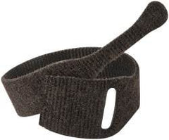 VELCRO Brand - 10 Piece 1" Wide x 8" Piece Length, Self Fastening Tie/Strap Hook & Loop Strap - Perforated/Pieces Roll, Black - Strong Tooling