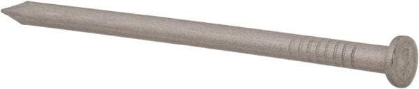 Made in USA - 8D, 10 Gauge, 2-1/2" OAL Common Nails - Smooth Shank, T304 Stainless Steel - Strong Tooling