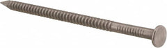 Made in USA - 16D, 8 Gauge, 3-1/2" OAL Common Nails - Ring Shank, 316 Stainless Steel - Strong Tooling