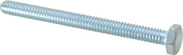 Made in USA - 1/4-20 UNC, 3" Length Under Head Hex Head Cap Screw - Strong Tooling