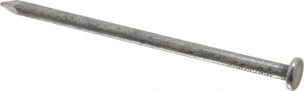 Value Collection - 20D, 6 Gauge, 4" OAL Common Nails - Ring Shank, Grade 2 Steel, Bright Finish - Strong Tooling