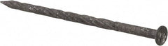 Value Collection - 12D, 10 Gauge, 3-1/4" OAL Decking Nails - Fluted Shank, Grade 2 Steel, Uncoated - Strong Tooling