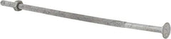 Value Collection - 1/4-20 UNC 8" Length Under Head, Standard Square Neck, Carriage Bolt - 1006-1050 Steel, Galvanized Zinc-Plated Finish - Strong Tooling