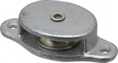 Value Collection - Single Side Side Mount Guidance Pulley - Sheave, 1-1/8 Inch Outside Diameter, Fibrous Rope, 1/4 Inch Diameter, 0.157 Inch to 0.168 Inch Mounting Hole Diameter Malleable Iron, Galvanized Finish - Strong Tooling