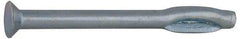 Value Collection - 1/4" Diam, 1/4" Drill, 4" OAL, 1-1/2" Min Embedment Split-Drive Concrete Anchor - Steel, Zinc-Plated Finish, Flat Head - Strong Tooling