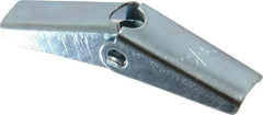 Value Collection - 3/16" Screw, 3/16" Diam, 3" Long, Toggle Bolt Drywall & Hollow Wall Anchor - 3/16" Drill, Zinc Plated, Steel, Use in Concrete, & Masonry, Hollow Tile, Plaster & Wallboard - Strong Tooling