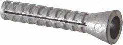 Value Collection - 1/4" Diam, 1/4" Drill, 1-1/2" OAL, 1" Min Embedment Plug Concrete Anchor - Lead Alloy - Strong Tooling