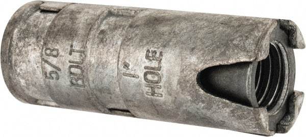 Value Collection - 5/8" Diam, 1" Drill, 2-5/8" OAL, Single Expansion Concrete Anchor - Alloy Steel - Strong Tooling